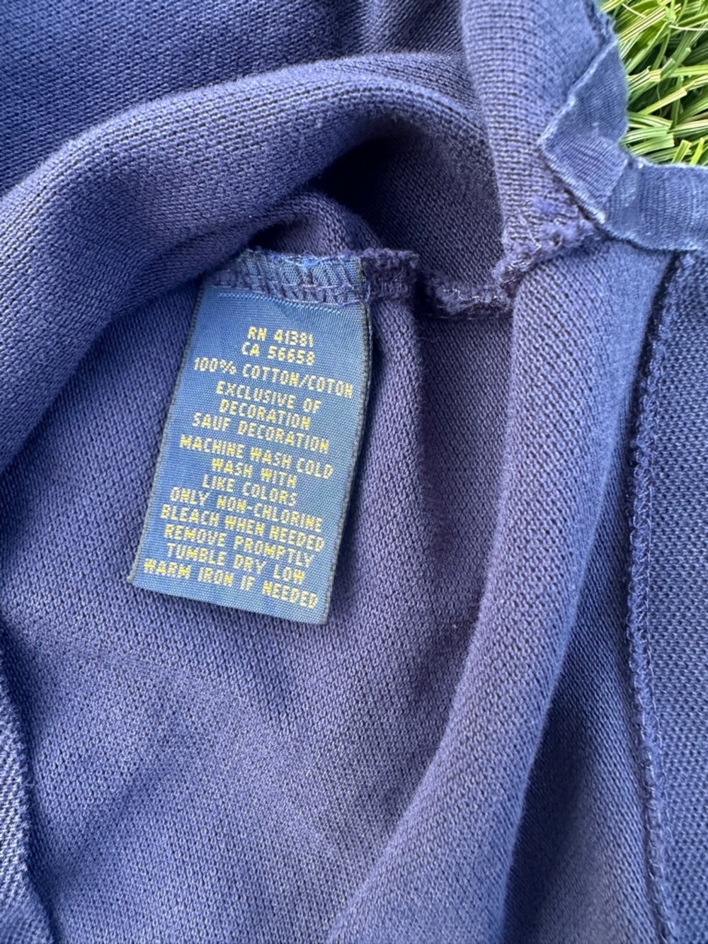 Polo Ralph Lauren Sleeveless Polo Shirt XL Navy Blue Big Pony - Picture 5 of 6